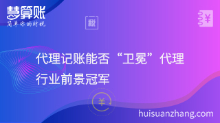 代理記賬能否“衛(wèi)冕”代理行業(yè)前景冠軍