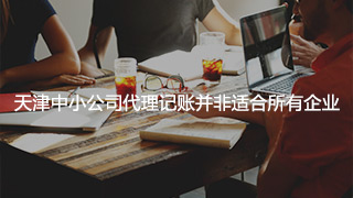 天津中小公司代理記賬并非適合所有企業(yè)